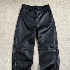 Aritzia Wilfred Black Faux leather Pants Small